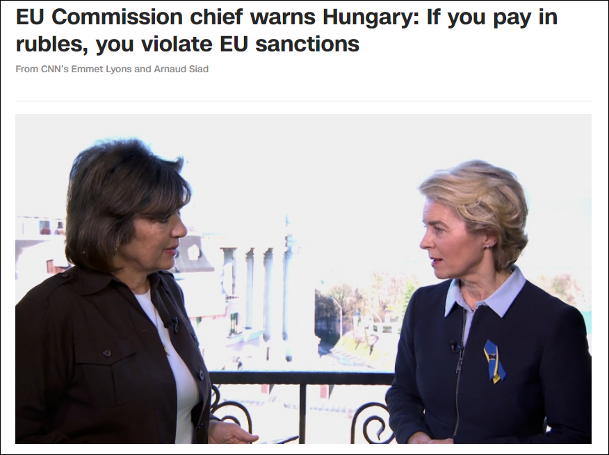 她敲打匈牙利：有成员国想打破欧盟团结吗？我认为没有